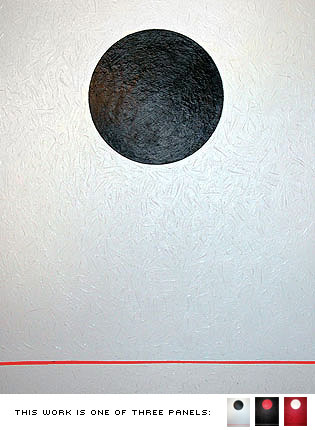 Mars Black Disk (After Adolph Gottlieb) / 2003 / work in progress - Satoshi Kinoshita