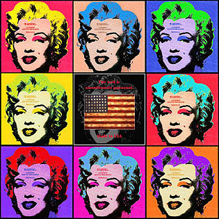 Marylin (9 with flag) / 2002 - Satoshi Kinoshita